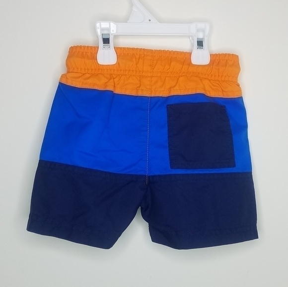 Cat & Jack Color Block Swim Trunks Bathing Suit 18m - Picture 2 of 4